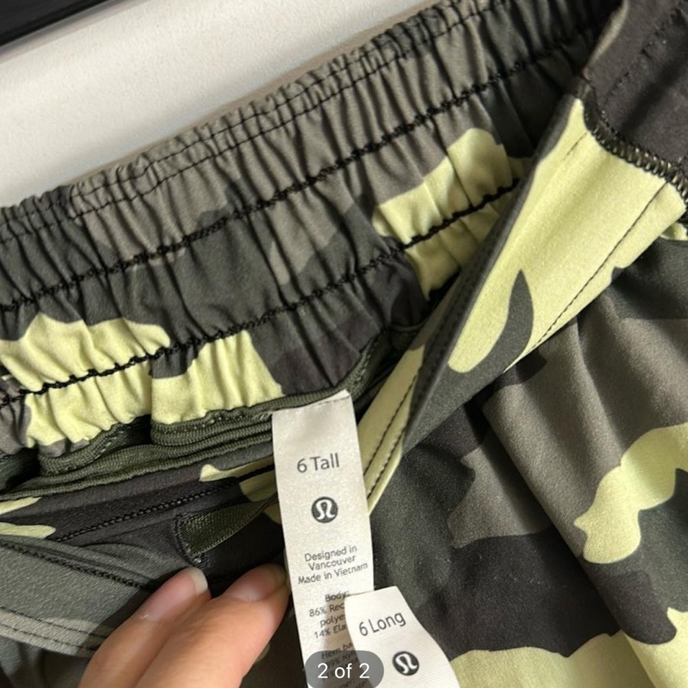 Lululemon Athletica Camouflage Athletic Shorts